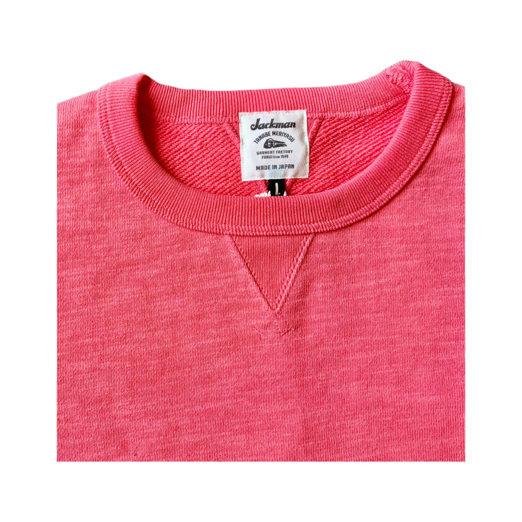 Jackman Sweatshirt Sunrise Pink - flatlay
collar
