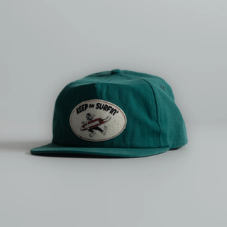 Iron & Resin Keep On Surfin' Hat Green