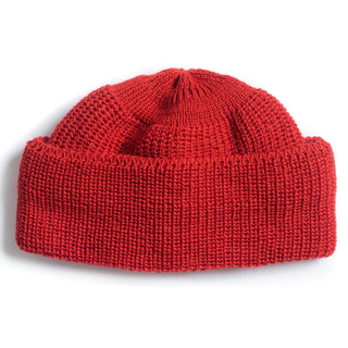 Heimat Mechanics Virgin Wool Hat Safety Red