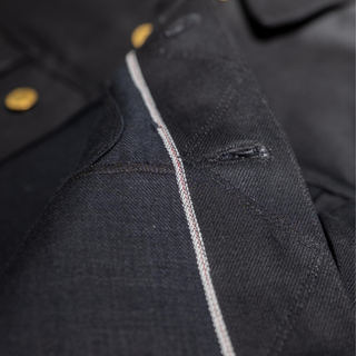 Freenote Cloth High Low Aces High Denim Jacket Black Selvedge