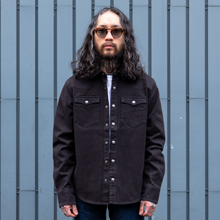 Iron And Resin Fenceline Shirt - Black Canvas