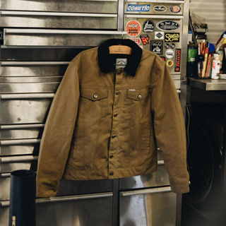 Iron & resin Scout Jacket Waxed hanger