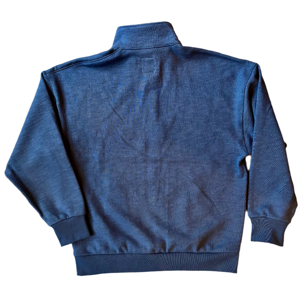 Jackman GG Half Sweatshirt - Blue - rear