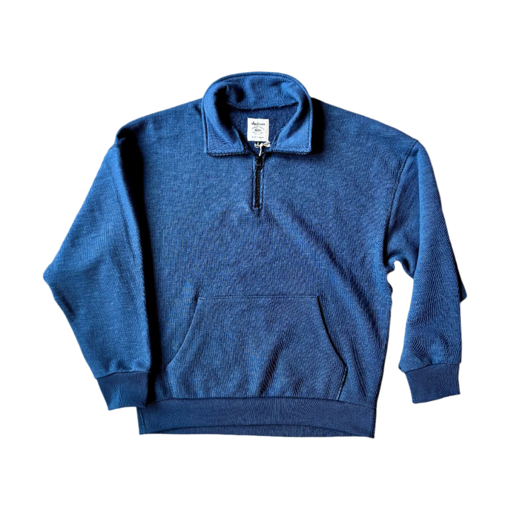 Jackman GG Half Sweatshirt - Blue - front