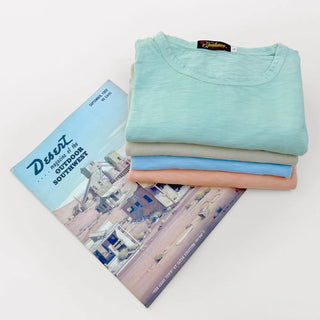 Mister Freedom Stanley Tee Seafoam - Flatlay