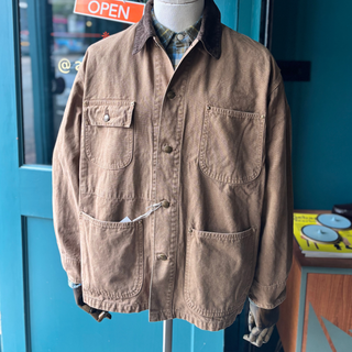 Orslow Relax Fit Oxford Coverall Brown