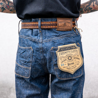 Freenote Cloth Belford Straight Leg Jeans 13 oz Natural Rinsed Denim