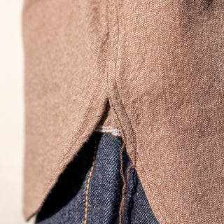 Buzz Rickson's Cotton Covert Workshirt - Brown