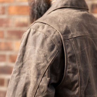 Freenote Cloth RJ1 Riders Jacket Oak Waxed Canvas
