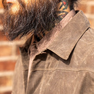 Freenote Cloth RJ1 Riders Jacket Oak Waxed Canvas