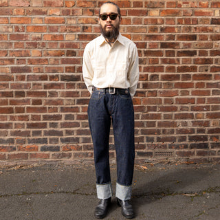 Buzz Rickson's White Chambray Work Shirt