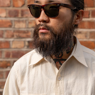 Buzz Rickson's White Chambray Work Shirt