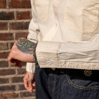 Buzz Rickson's White Chambray Work Shirt