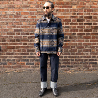 Iron & Resin Klamath Flannel Shirt Blue