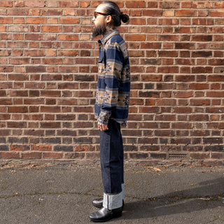 Iron & Resin Klamath Flannel Shirt Blue