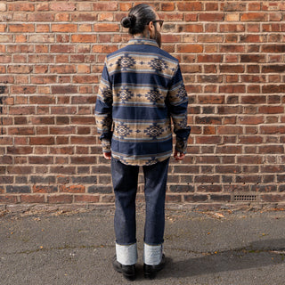 Iron & Resin Klamath Flannel Shirt Blue