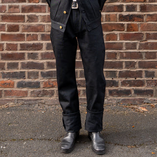 Freenote Cloth Belford Straight Leg Jeans 17 oz Black