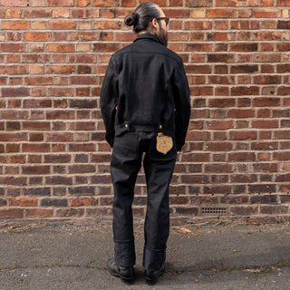 Freenote Cloth High Low Aces High Denim Jacket Black Selvedge