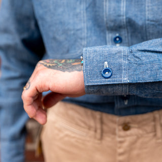 Buzz Rickson’s Blue Chambray Work Shirt