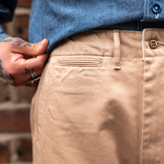 Buzz Rickson's Original Spec Chinos (One Wash) Beige