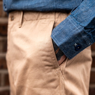 Buzz Rickson's Original Spec Chinos (One Wash) Beige