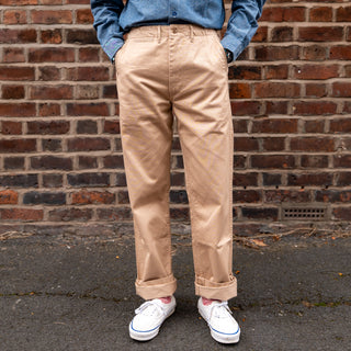 Buzz Rickson's Original Spec Chinos (One Wash) Beige