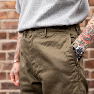 Buzz Rickson's Original Spec Chinos (One Wash) Olive