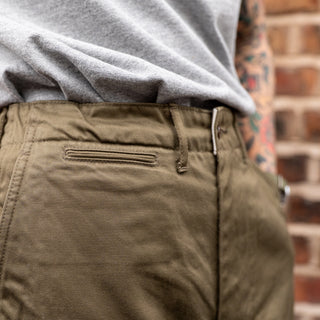 Buzz Rickson's Original Spec Chinos (One Wash) Olive