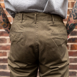 Buzz Rickson's Original Spec Chinos (One Wash) Olive