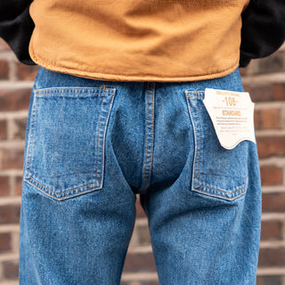 Orslow 105 (Regular Fit)  Selvedge Denim Jeans Two Year Wash Indigo