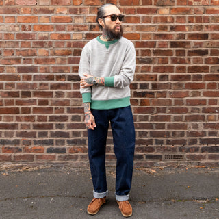 Jackman Loopwheel GG Crewneck Sweatshirt HG X Green
