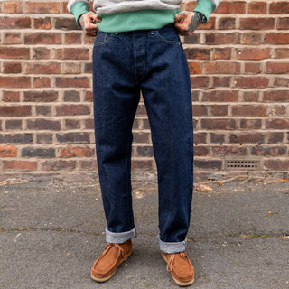 Orslow 105 (Regular Fit)  Selvedge Denim Jeans One Wash Indigo