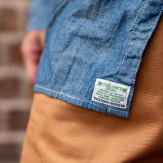 ORSLOW Relax Fit Chambray Work Shirt