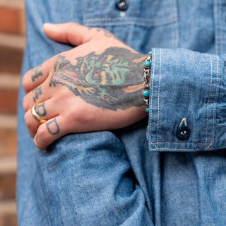 ORSLOW Relax Fit Chambray Work Shirt