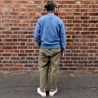 Orslow New Yorker Cotton Trouser Army Green