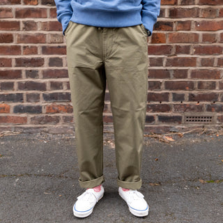 Orslow New Yorker Cotton Trouser Army Green