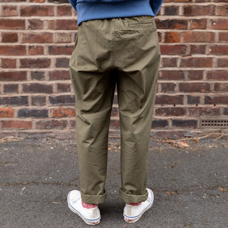 Orslow New Yorker Cotton Trouser Army Green