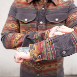 Iron & Resin Klamath Flannel Shirt Black