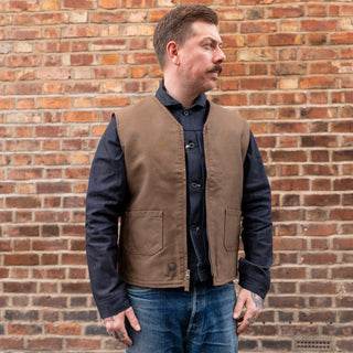 Pike Brothers 1942 C2 Vest Waxed Khaki