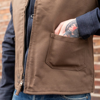 Pike Brothers 1942 C2 Vest Waxed Khaki