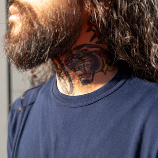 Whitesville S/S T Shirt 105 Navy - Twin Pack