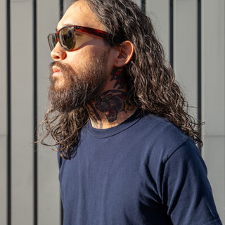 Whitesville S/S T Shirt 105 Navy - Twin Pack