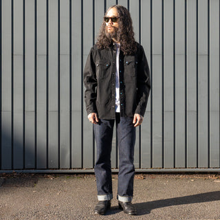 Freenote Cloth Sinclair Western Shirt Black