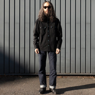 Freenote Cloth Sinclair Western Shirt Black