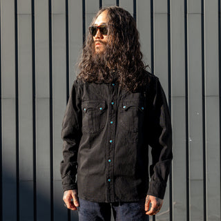 Freenote Cloth Sinclair Western Shirt Black