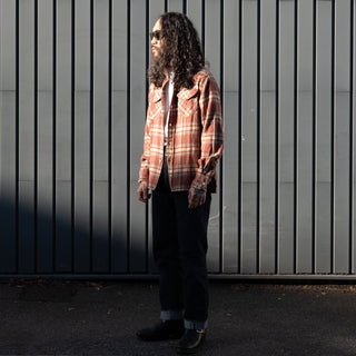 Wythe Washed Flannel Workshirt Autumn Rust