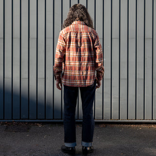 Wythe Washed Flannel Workshirt Autumn Rust