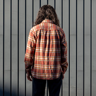 Wythe Washed Flannel Workshirt Autumn Rust
