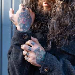 Freenote Cloth - Midway Wool CPO - Charcoal