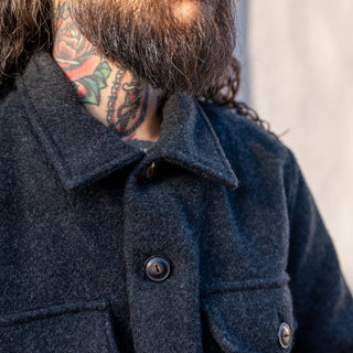 Freenote Cloth - Midway Wool CPO - Charcoal